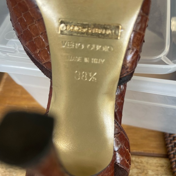 Dolce & Gabbana T-Strap 4-Inch Heels - Picture 9 of 9